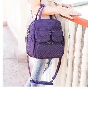 Lug Legacy Collection Puddle Jumper Backpack Concord Purple